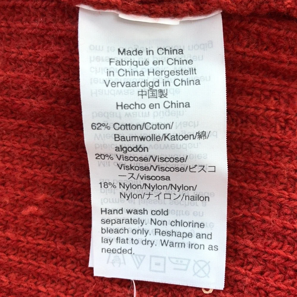 Madewell Chunky Knit Crew Neck Sweater, Medium - Picture 5 of 6